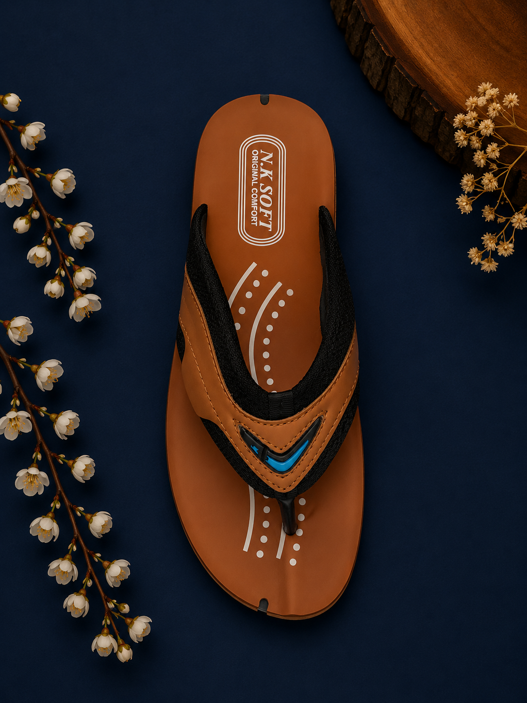MK Soft Original Comfort Women's  Flip Flops - Tan